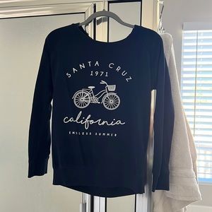 Dark blue pullover sweatshirt